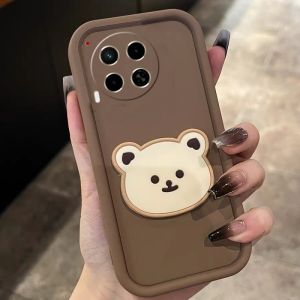 ใหม่ เคส Phone Case Tecno Camon 30 Pro Camon30 Premier 20 19 Pro 4G 5G Ins หมีแฟชั่นการ์ตูนน่ารัก เคสโทรศัพท์ 2024ฝาหลังนิ่มกันกระแทกรวมทุกอย่าง