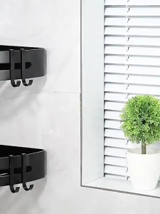 Isidoro.os Bathroom Gun Grey Triangle Rack Organizer Shelf  Bathroom Rack Toilet Rack Shower Organizer