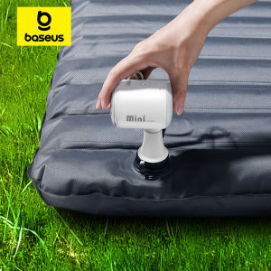 BASEUS | Baseus Air Pump Wireless Air Compressor Camping Inflatable Deflate Beds Mats Swimming Ring Mini Portable Outdoor Inflator Pump
