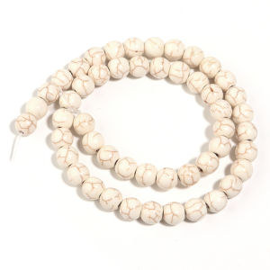 Tự Nhiên Màu Trắng Xanh Ngọc Hạt Đá 3-16 Mm Tròn Đá Quý Không Gian Siêu Tốc Hạt Cho DIY Trang Sức Làm Vòng Tay Dây Chuyền