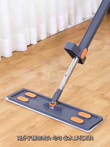 Cây lau nhà phun sương tự vắt chổi lau nhà vừa tự vắt vừa phun sương xoay 360 độ