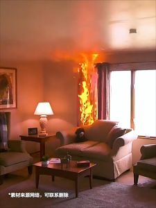 Smoke Detector Fire Alarm With Battery Long Service Life For Warehouse Family Bussiness School Shop