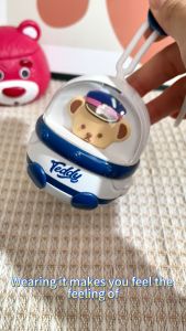 Homming Teddy Bear Collection SpaceLearless Rope Fan Small Mini Fan High Speed Cooling Fan Portable Pocket Fan