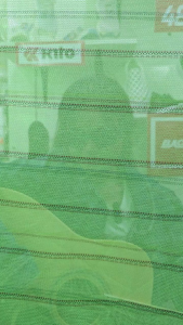 มุ้งตราสิงโตบินคู่ มุ้งกางนอน ผลิตจากผ้าโตโต้ริ้ว หนาพิเศษ