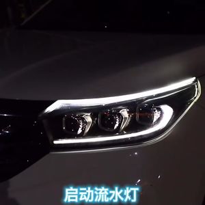 Lampu Alis LED DRL 60cm Lampu Running Turning Led Headlamp Mobil Lampu Sein 1 SET 2 PCS SEPASANG