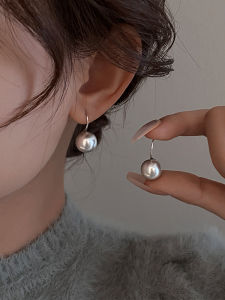 Z Miss 999 Pure Silver Shijiabeizi Earrings 2025 New Luxury Fashion Small Silver Jewelry for Women Korean Style  out
