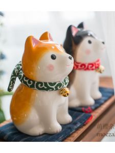Hassaku Kiln Dogeza Office Desktop Decorations Japanese Style Ceramic Figures Moving House Gifts Lucky Charm Decor Accessories
