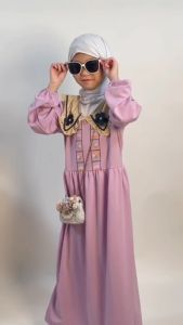 CARLINA Gamis Fujian Maxy Dress Anak Perempuan
