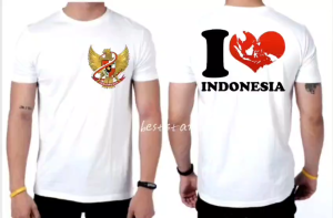 TERBARU KAOS ATASAN I LOVE INDONESIA PREMIUM DTF BERKUALITAS