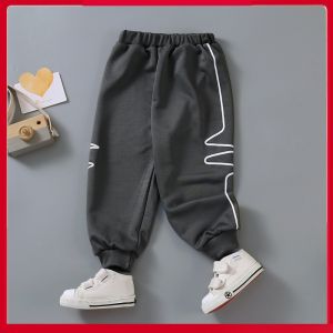 Spring Autumn Childrens Casual Sports Pants Korean Style Boys Loose Long Trousers Small Kids Baby Sweatpants Kids Pants