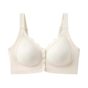 miiow | Maternity Nursing Bra Womens Gathered Anti-Sagging Large Size Summer Underwear For Breastfeeding Postpartum Side Breast Collection