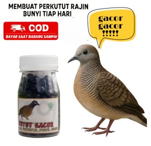 PROMO!!! PERKUTUT GACOR JAMU HERBAL ALAMI ISI 50 DAN 100 BUTIR khusus perkutut puter tekukur extra gingseng minyak ikan undur undur pil alus pil edan pil rjb sangkar burung raja gacor super gacor