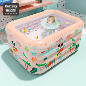 Thickened Inflatable Baby Swimming Pool Children Bath Tub Playing Water Toy for Infants And Kids Bestway Square Pool for Boys And Girls