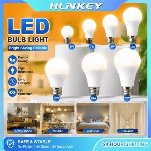 HLINKEY E27 LED Bulb Energy Saving Light 220V No Flicker Corn Lamp 3000K/6500K AC 220V-240V for Home Bedroom Living Room