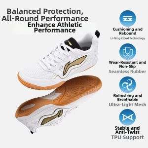 Li-Ning | Official Competition Anti-slip Breathable Lightweight Table Tennis Shoes