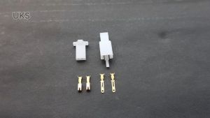 Socket + Skun 2 PIN Mini Motor Mobil - Soket Sambungan Kabel Male Female