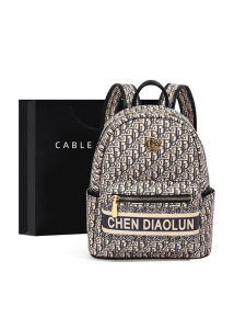 กระเป๋าเป้สะพายหลังผู้หญิง Cable&Kitty ความจุขนาดใหญ่ กระเป๋าใส่หนังสือ กระเป๋าเดินทาง กระเป๋าใส่ของใช้สำหรับเดินทาง กระเป๋าสะพายไหล่แบบยูนิเซ็กซ์