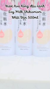 Toner Soy Milk Cấp Ẩm Dưỡng Da Tinh Chất Đậu Nành Shikioriori Lotion Nhật Bản Chai 500ml