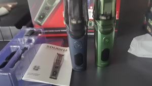 Solimpia Cordless Beard Trimmer for Men Rechargeable Electric Shaver with Built-in Vacuum Clipper for Mustache And Sideburns