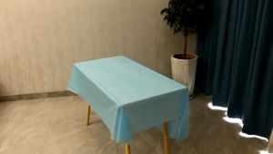 Disposable Party Birthday Table Cloth Picnic Plastic Table Cover Pure Color Multicolour Plastik Meja Parti Hari Jadi