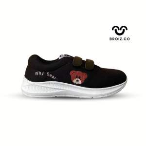 Sepatu Sekolah Anak Paud TK SD SMP Hitam Polos Mixue Perempuan Laki-Laki | Sepatu Sneakers Anak