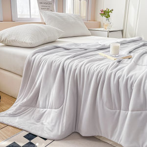 Class a Air Conditioner Quilt Summer Cool Silk Ice Cream Thin Single Double Childrens Space Quilt Lightweight Breathable