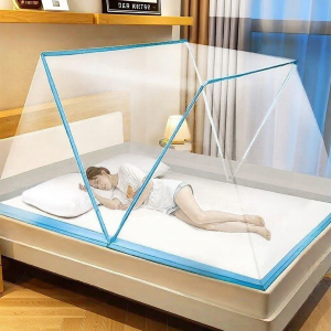 Portable No Assembly Needed Mesh Canopy Bed Net