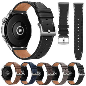 22 20mm Leather Watch Strap For HUAWEI WATCH 5 4 Pro GT5 46mm GT 4 3 2 Pro 42mm Band HONOR Magic Watch4 GS 3 Pro Bracelet Correa