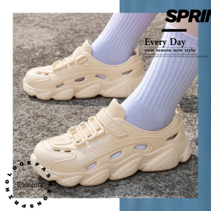 LHSunday งานเข้าใหม่ รองเท้าแฟชั่น ดีเทลทรงผ้าใบ วัสดุเป็นยาง นิ่ม ใส่สบาย แมทช์ง่าย ดูแลไม่ยาก รีบมาตำเลย ราคาถูกๆ