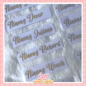 Ninong/Ninang Decal Stickers for DIY souvenir/giveaways | Customized Decal Stickers | Min of 20 pcs