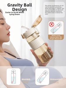 XIAOCHUSHU | Childrens Dual Drinking Spout Water Bottle