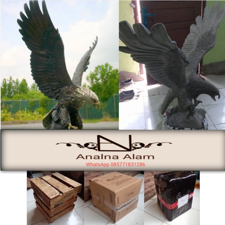 Rahawali patung Elang beton /patung garuda/patung rahawali | Lazada Indonesia