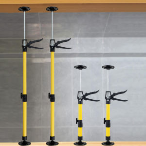 2Pcs Telescopic Support Rod Adjustable Length 3rd Hand Support System Heavy Duty Telescopic Quick Support Rod Non-Slip Third