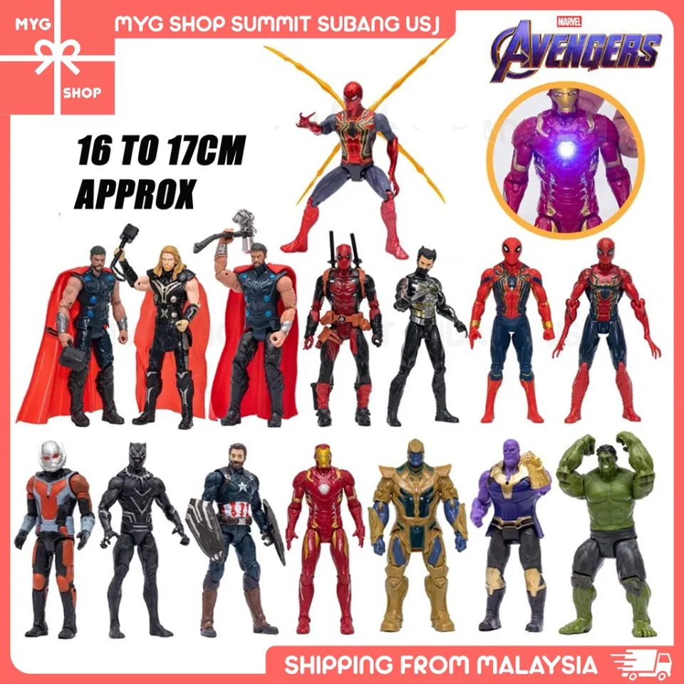OEM Marvel Avengers Infinity War Spiderman Ironman Thanos Thor