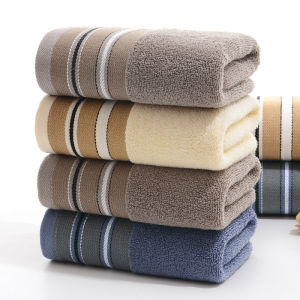 4-Pack Pure Cotton Soft Absorbent Bath Towels for Men And Women Home Use Face Towels No Shedding Thickened Towels