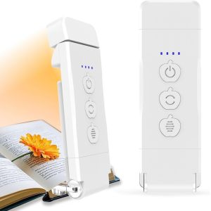 9 LED USB Rechargeable Book Light Bedroom Mini Reading Lamp Portable Clip On Reading Light Kids Read Night Light Clip Book Lamp
