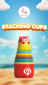 Smart Sprout Kids Stacking Cups Early Educational Toys With Light And Sound