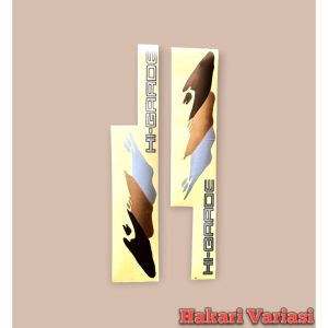 Stiker HI GRADE mobil isuzu panther minibus versi lama & baru tahun 1997-1998 sepasang kanan dan kiri / sticker list body samping higrade new & old car aksesories Kendaraan