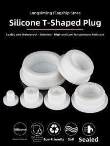 Silicone T-Shaped Bathroom Sink Drain Plug Face Basin Overflow Hole Water Stopper Kitchen Sink Water Pool PVC Pipe Usage