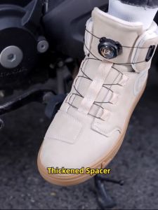 คลิกเพื่อเปิดรองเท้ากีฬารองเท้าขี่รถจักรยานยนต์กันลื่นใส่สบายพื้นยางกันกระแทกรองเท้า ปั่นจักรยานทันสมัยมีตัวหมุน