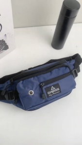 Tas Selempang Pria Waistbag Pinggang bahan Waterproof Anti Air Premium Kuat Awet TM 475