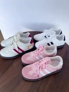 2025 Fashion Ladies Pink Hello Kitty Sports Shoes Comfortable Campus Shoes