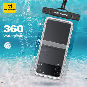 MOLANCANO Waterproof Phone Pouch IPX8 Waterproof Cell Phone Case Dry Bag with Lanyard for Samsung Galaxy Z flip 5 4 3 2for Beach