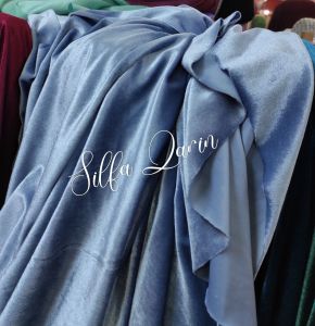 Kain Beludru Stretch Premium Grade A / Bahan Beludru Stretch Polos Meteran (Harga Per 1.5 Meter)