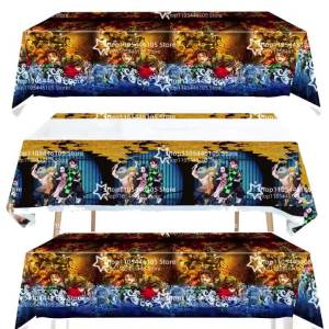 Bandai | Demon Slayer: Kimetsu no Yaiba Disposable Tablecloth Birthday Outdoor Holiday Family Party DecorationsRectangular tablecloth