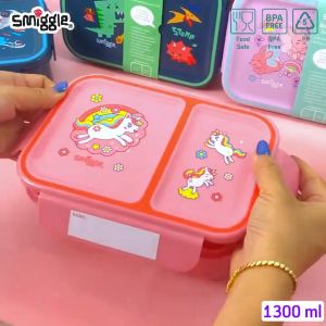 SMIGGLE BOOST DUO LUNCHBOX 1300ml kotak makan sekat 2 junior bento SM452710