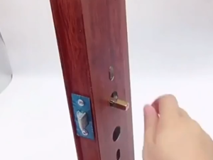Aluminum Alloy Door Lockset Single Tongue Door Knob Main Door Double Lock Set For Toilet Door
