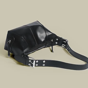 COEMA กระเป๋าใต้แขนกระเป๋าสตรีสไตล์ลากเย็นสไตล์ไหล่เดียว กระเป๋าสติกใต้แขนกระเป๋าเดียว