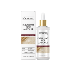White Black Rice Exfoliating Serum moisturizing Soften Blackhead Removal Improves Rough Dull Skin Brightens Complexion Deeply