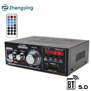 BONINGYU | 220V High Power Bluetooth Home Small Amplifier Udisk Card Playback FM Radio High Fidelity